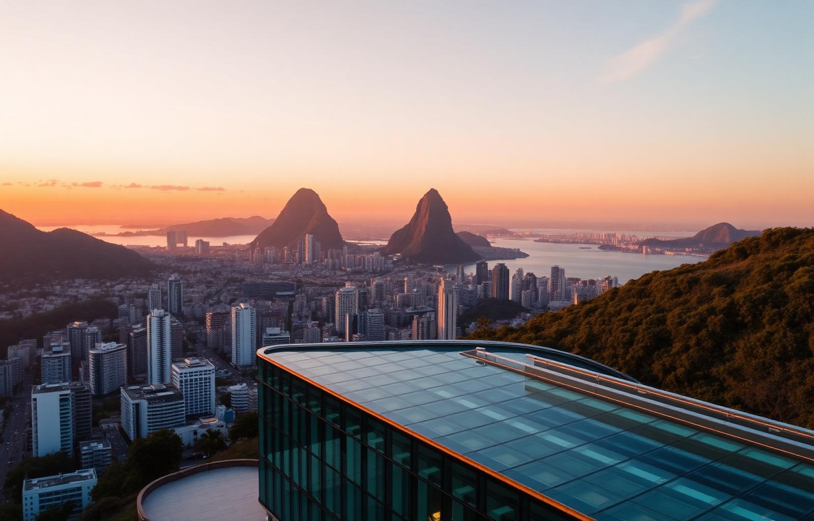 Rio de Janeiro at golden hour